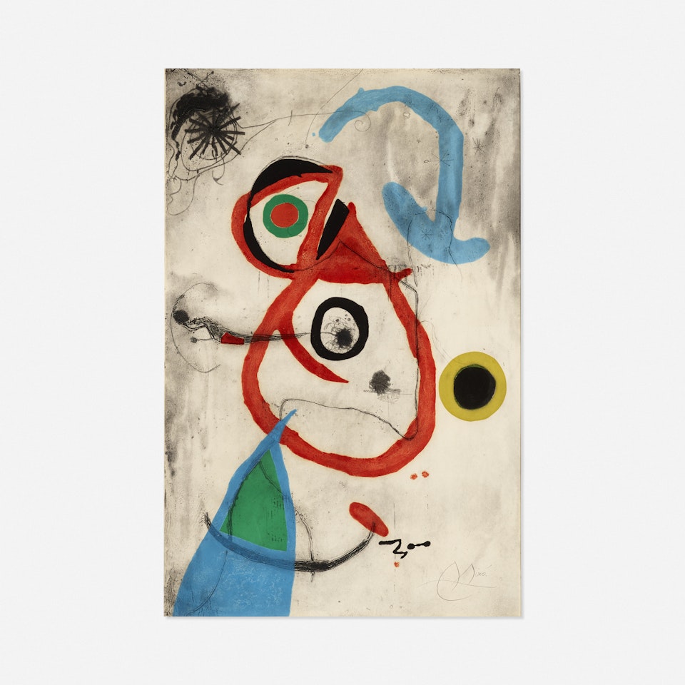 Plate 8 (from the Barcelona Miró 1972-73 portfolio) by Joan Miró