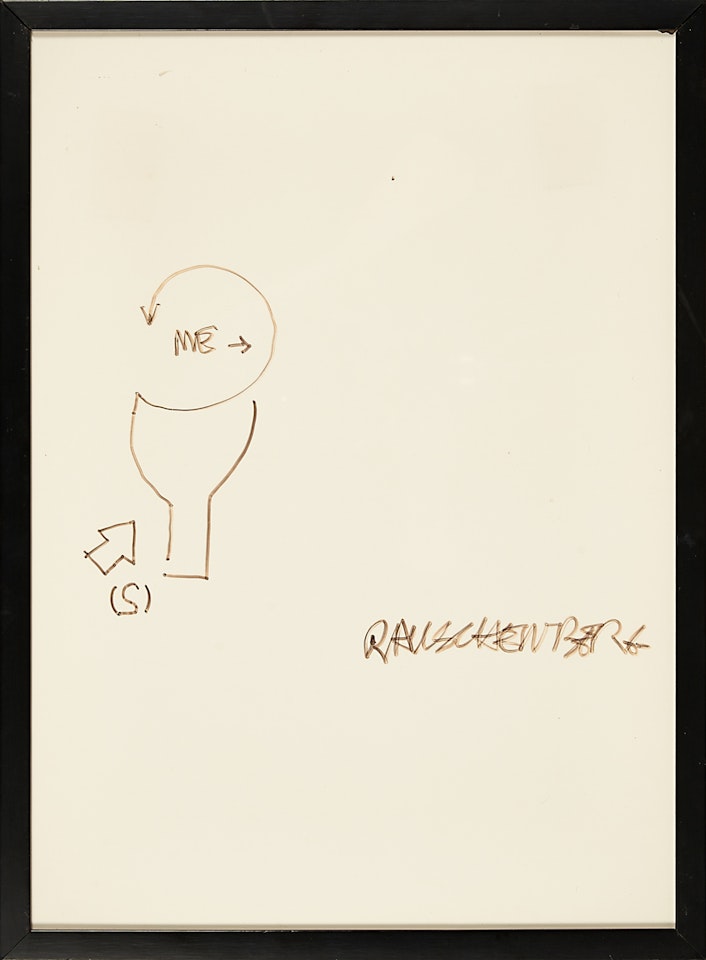 Untitled (Diagram for Douglas/Ace Vancouver Exhibition 1967) by Robert Rauschenberg