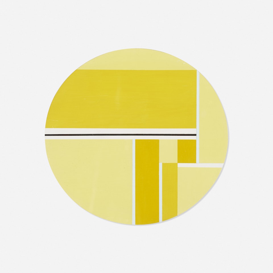 Yellow Tondo by Ilya Bolotowsky