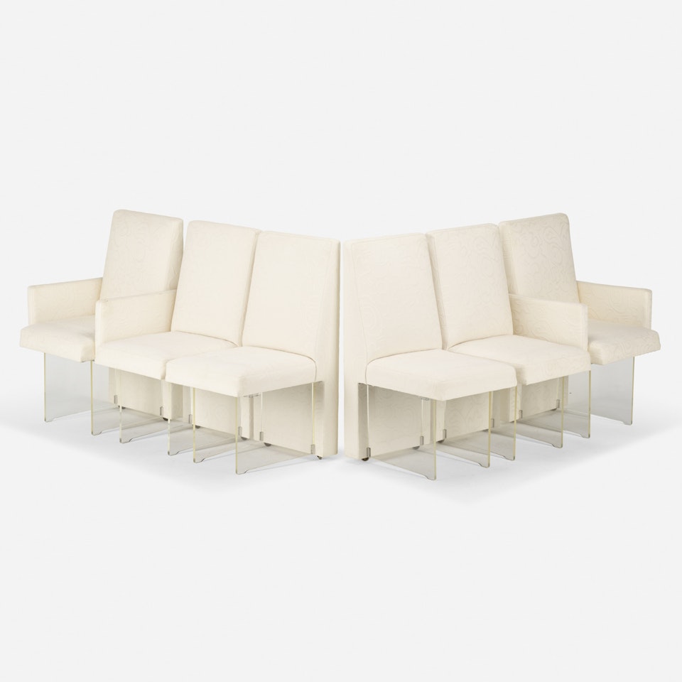 Limbus dining chairs, set of six by Vladimir Kagan