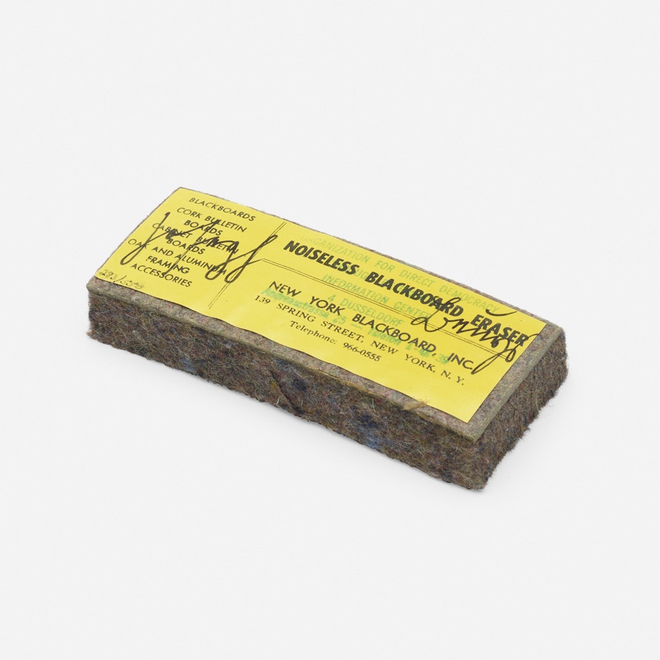 Noiseless Blackboard Eraser by Joseph Beuys