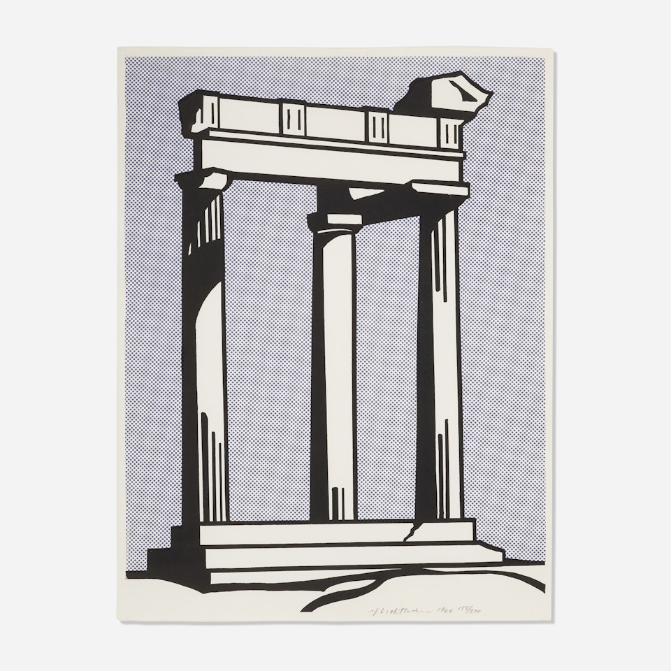 Temple (from the Temples and Ruins series) by Roy Lichtenstein