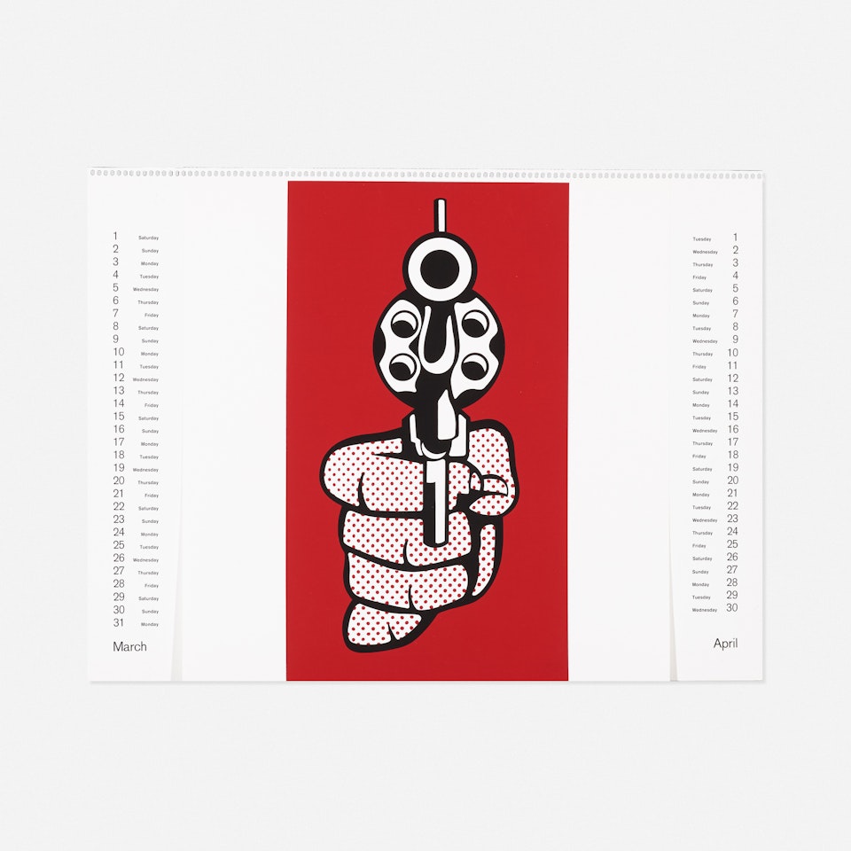 Pistol (from Multiples Calendar) by Roy Lichtenstein