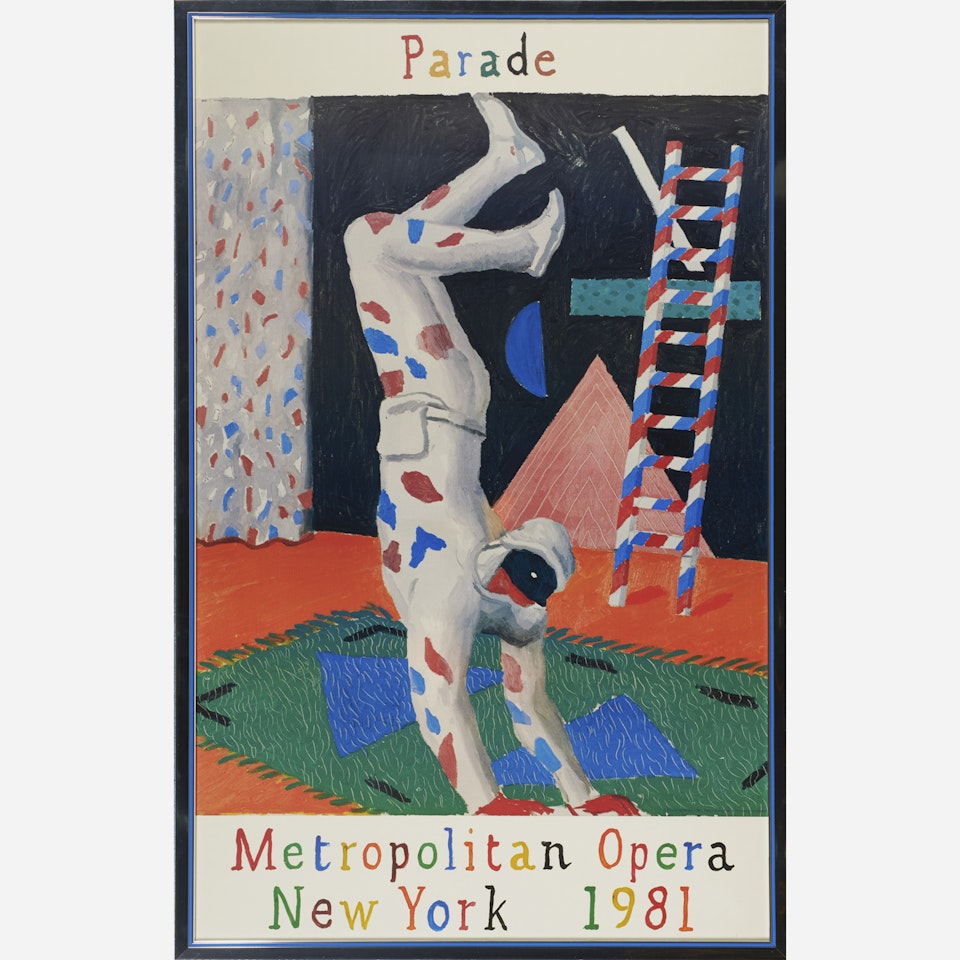 Parade for Metropolitan Opera by David Hockney