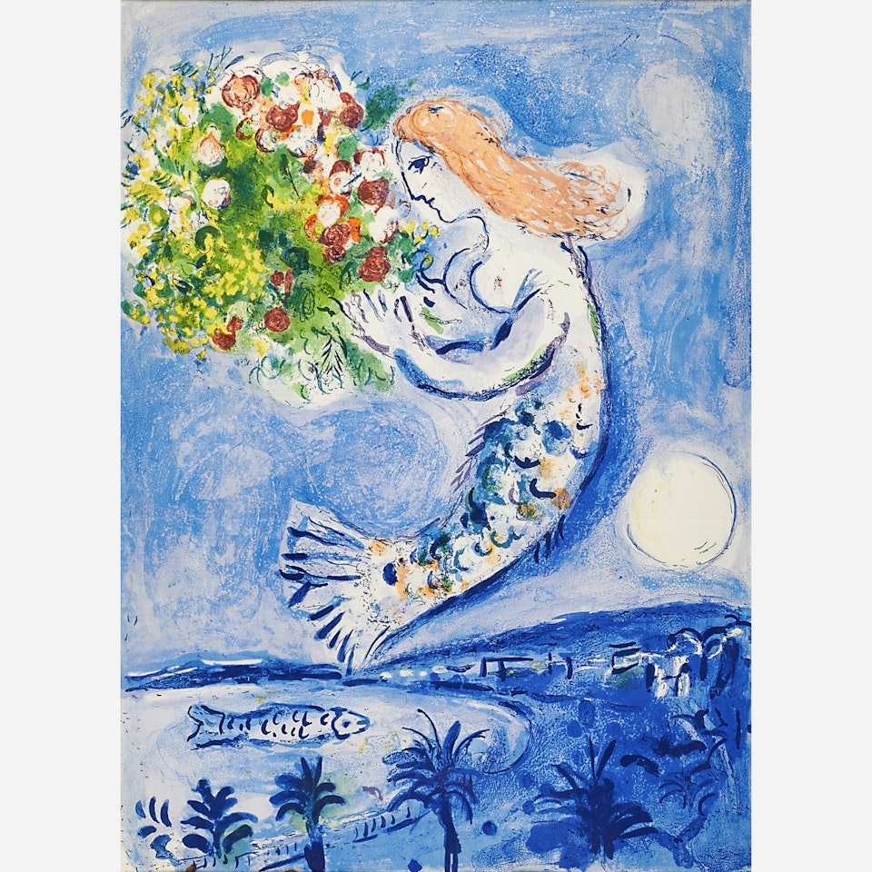 La Baie des Anges by Marc Chagall