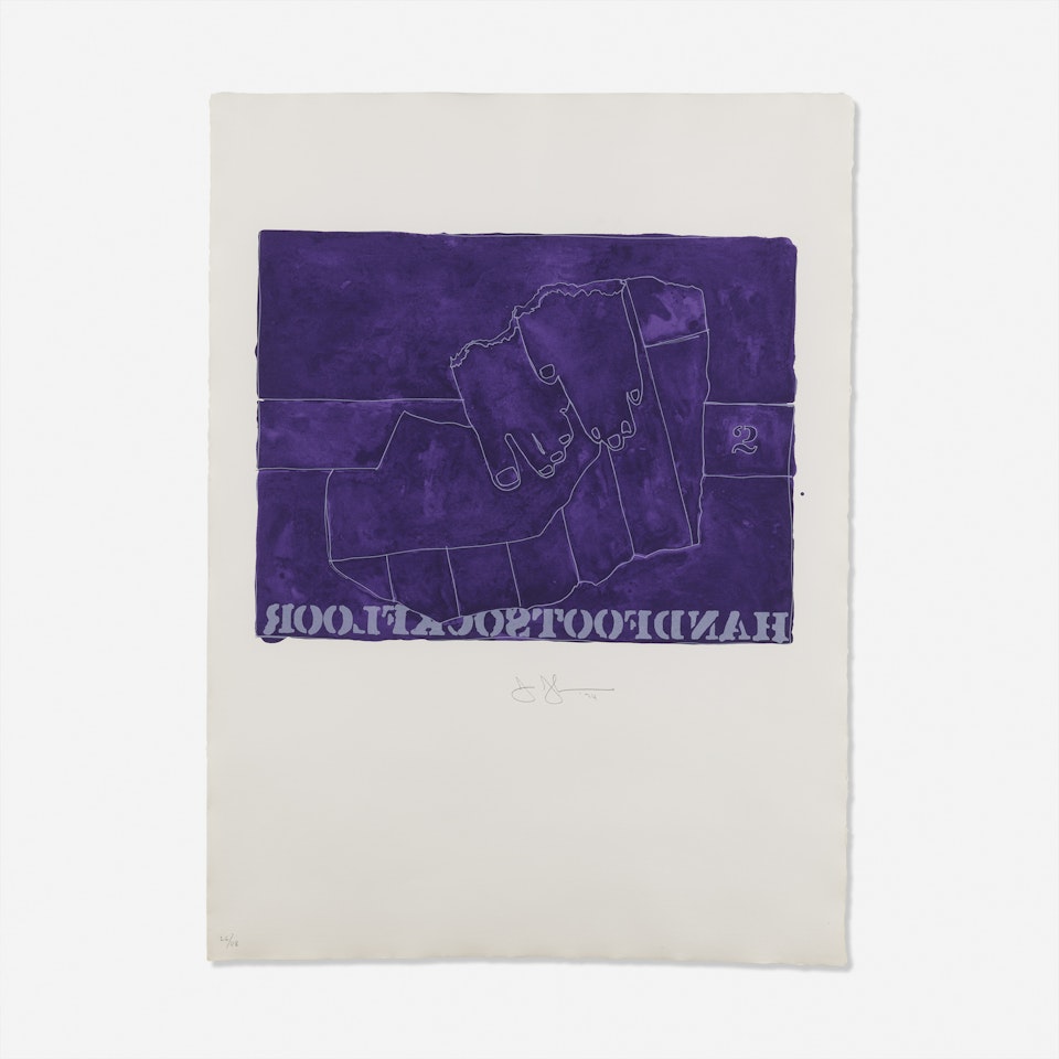 Handfootsocksfloor from Casts from Untitled by Jasper Johns