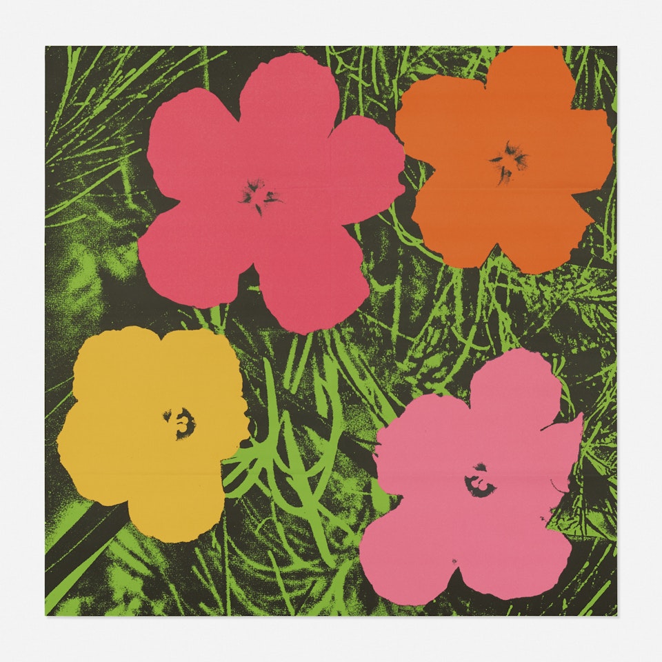 Flowers (Castelli mailer) by Andy Warhol