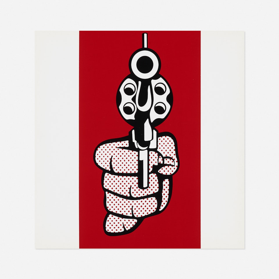 Pistol for Banner by Roy Lichtenstein