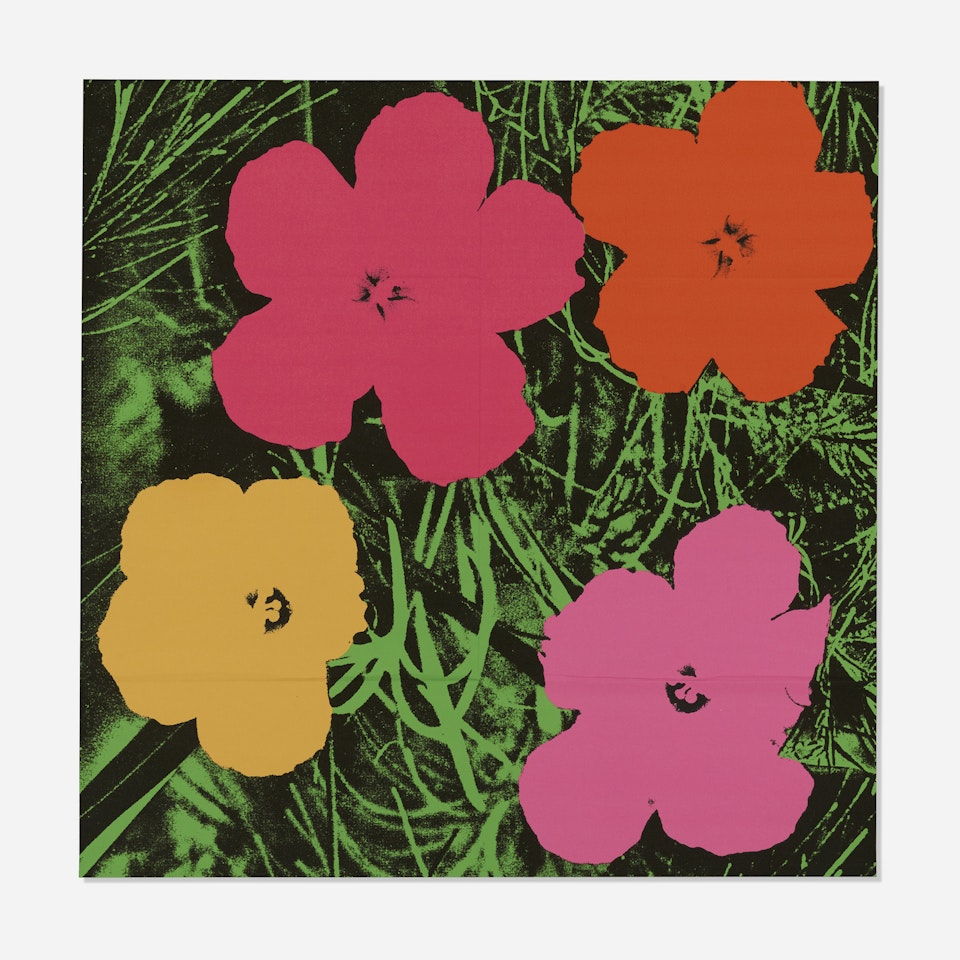 Flowers (Castelli mailer) by Andy Warhol