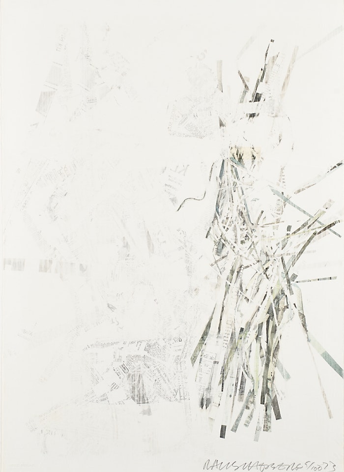 Noname (Elephant) from "For Meyer Schapiro" by Robert Rauschenberg