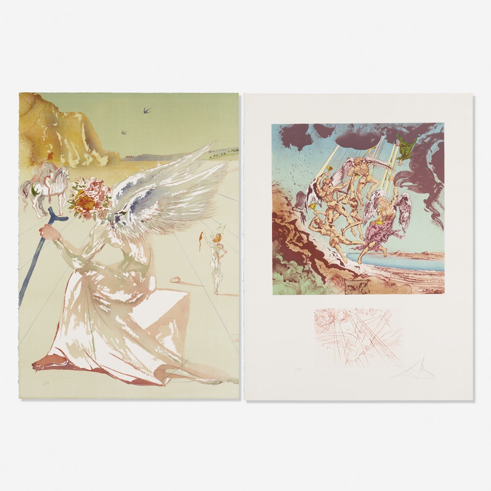 Return of Ulysses/Helen of Troy from Hommage à Homère by Salvador Dali