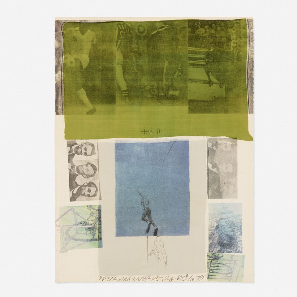 Shoot from the Main Stem (from Suite of Nine Prints) by Robert Rauschenberg