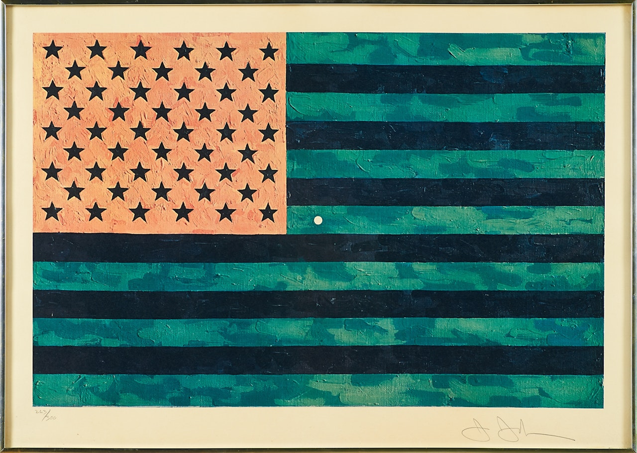 Flag (Moratorium) by Jasper Johns