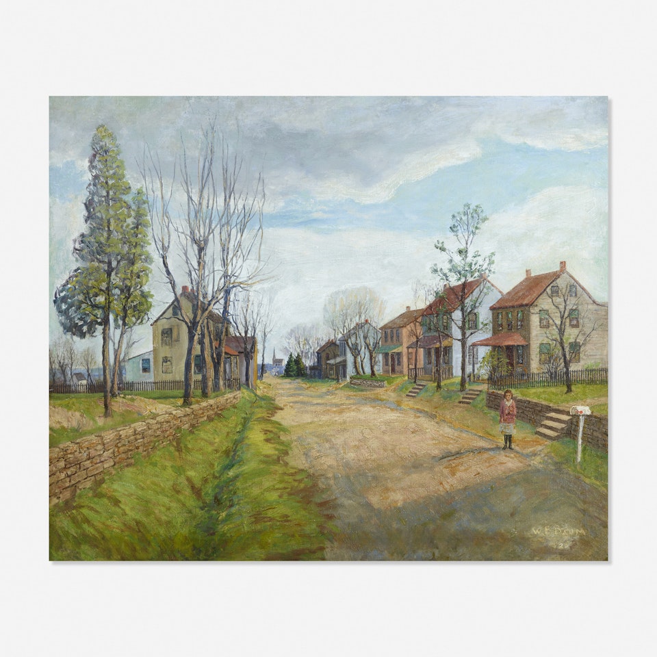 Village Leideytown Spring by Walter Emerson Baum