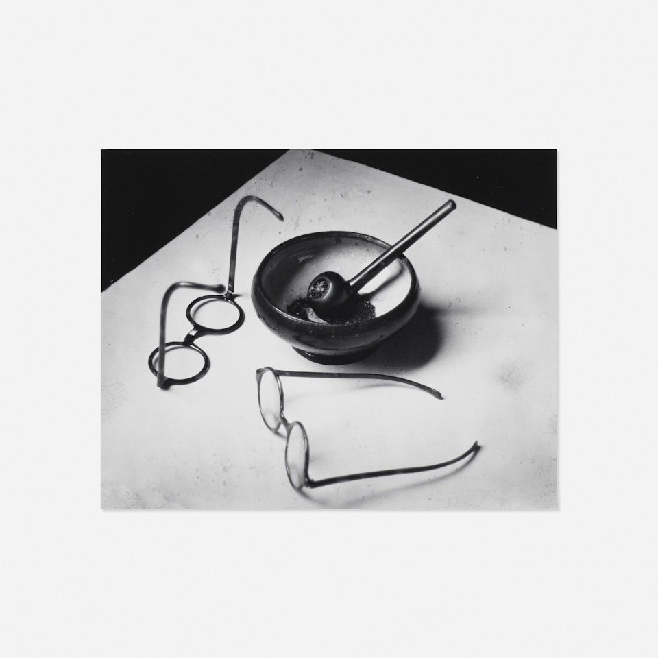 Mondrian’s Glasses and Pipe, Paris by André Kertész