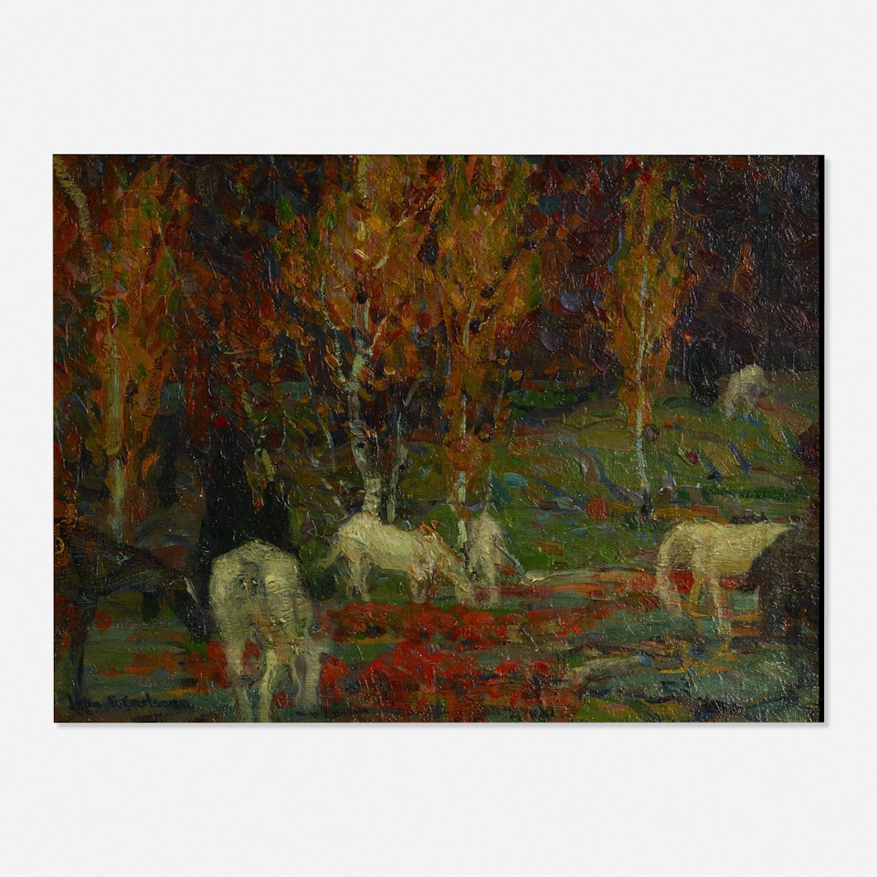 Autumn Grazing by John Fabian Carlson
