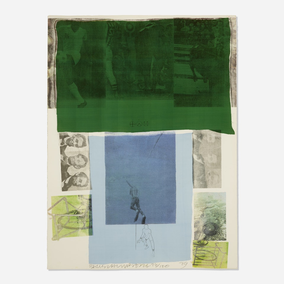 Shoot from a Main Stem (from Suite of Nine Prints) by Robert Rauschenberg
