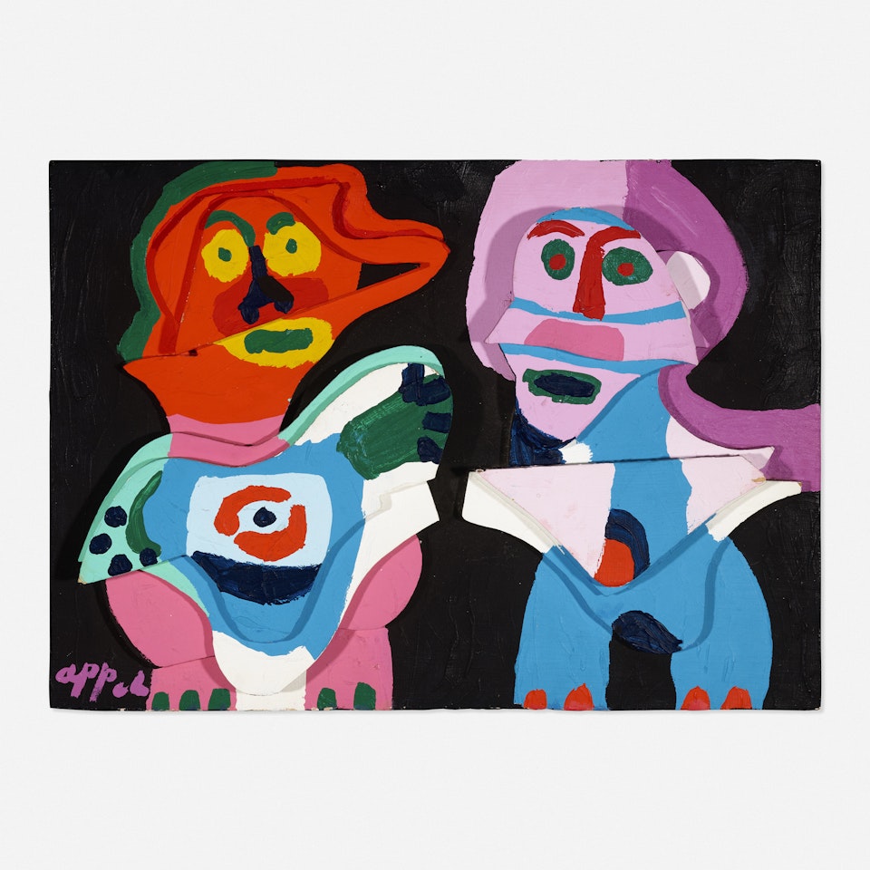 Couple in Wood by Karel Appel