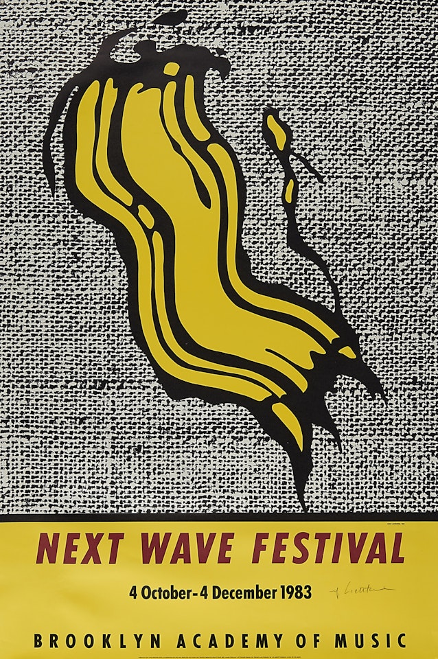 Next Wave Festival (Brooklyn Academy of Music Poster) by Roy Lichtenstein