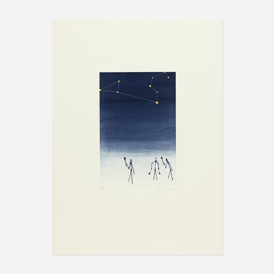 Leo (from The Leo Castelli 90th Birthday portfolio) by Jasper Johns