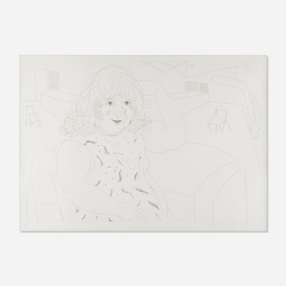 Ann in the Studio by David Hockney