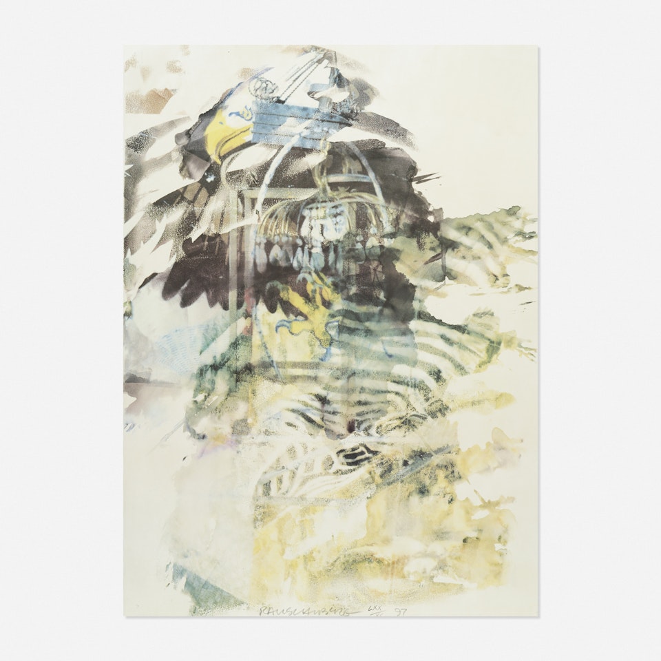 Caucus (from The Leo Castelli 90th Birthday Portfolio) by Robert Rauschenberg