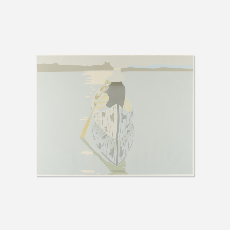 Good Afternoon 2 (Gray Rowboat) by Alex Katz