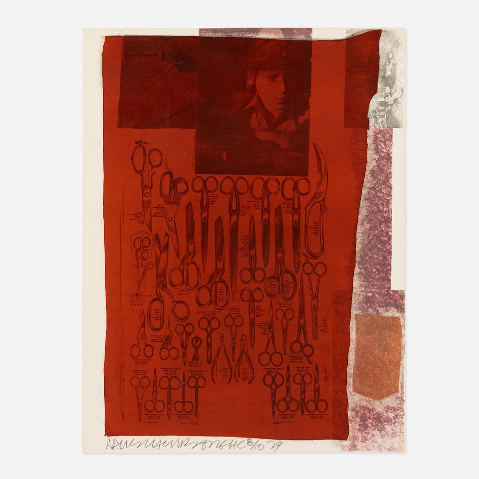 More Distant Visible Part of the Sea by Robert Rauschenberg
