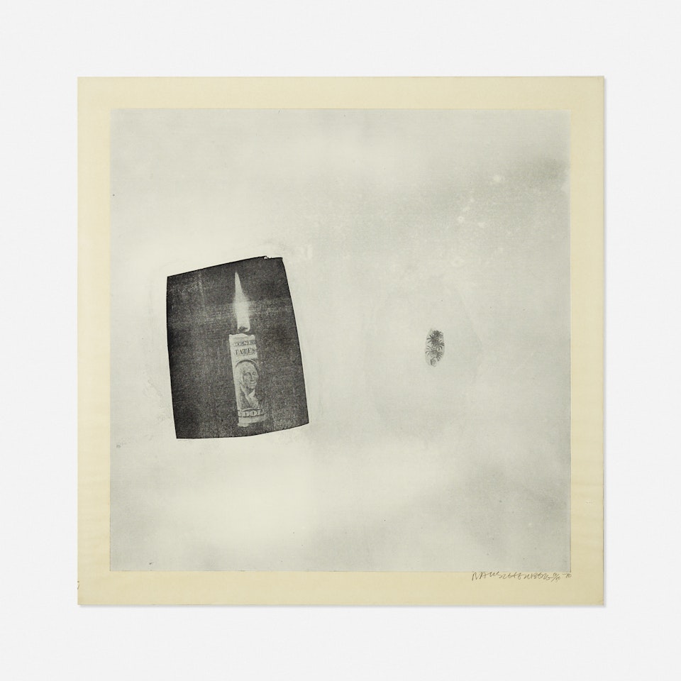 Features (from Currents) by Robert Rauschenberg