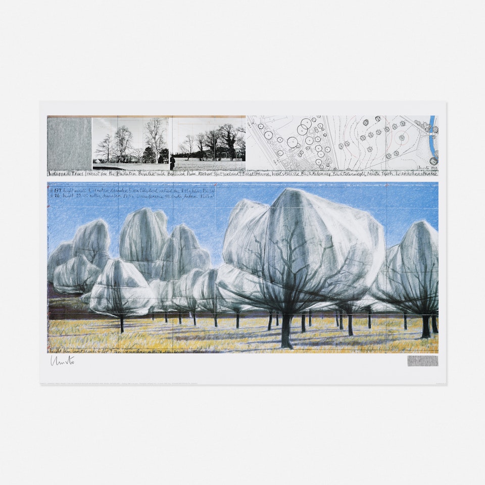 Wrapped Trees by Christo