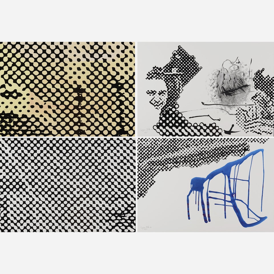 Experiment I, II, III and IV by Sigmar Polke