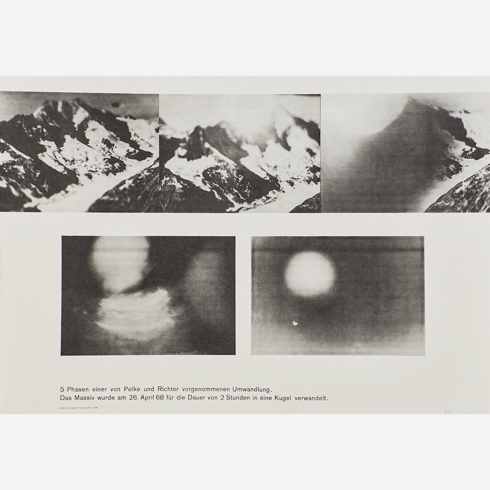 Umwandlung 1968 & Gerhard Richter by Sigmar Polke