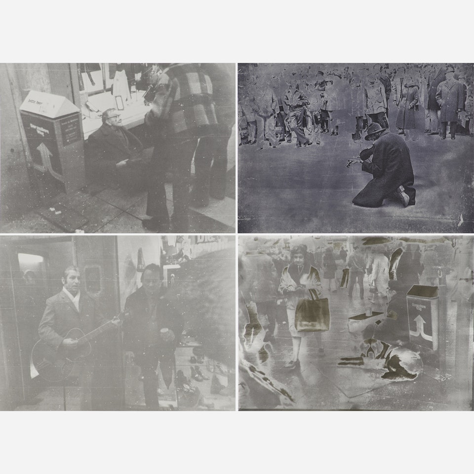 Kölner Bettler, I, II, III and IV by Sigmar Polke