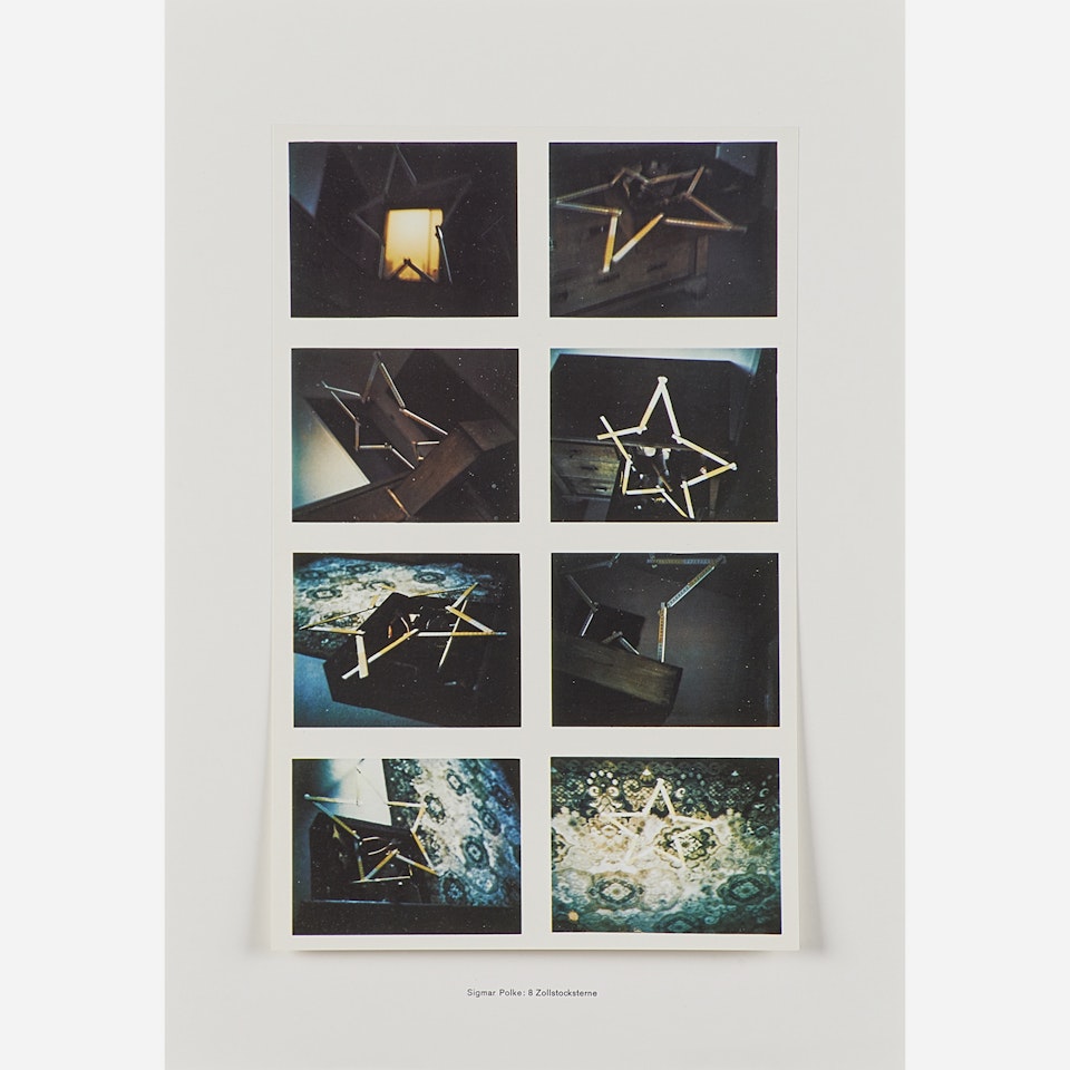 8 Zollstocksterne by Sigmar Polke