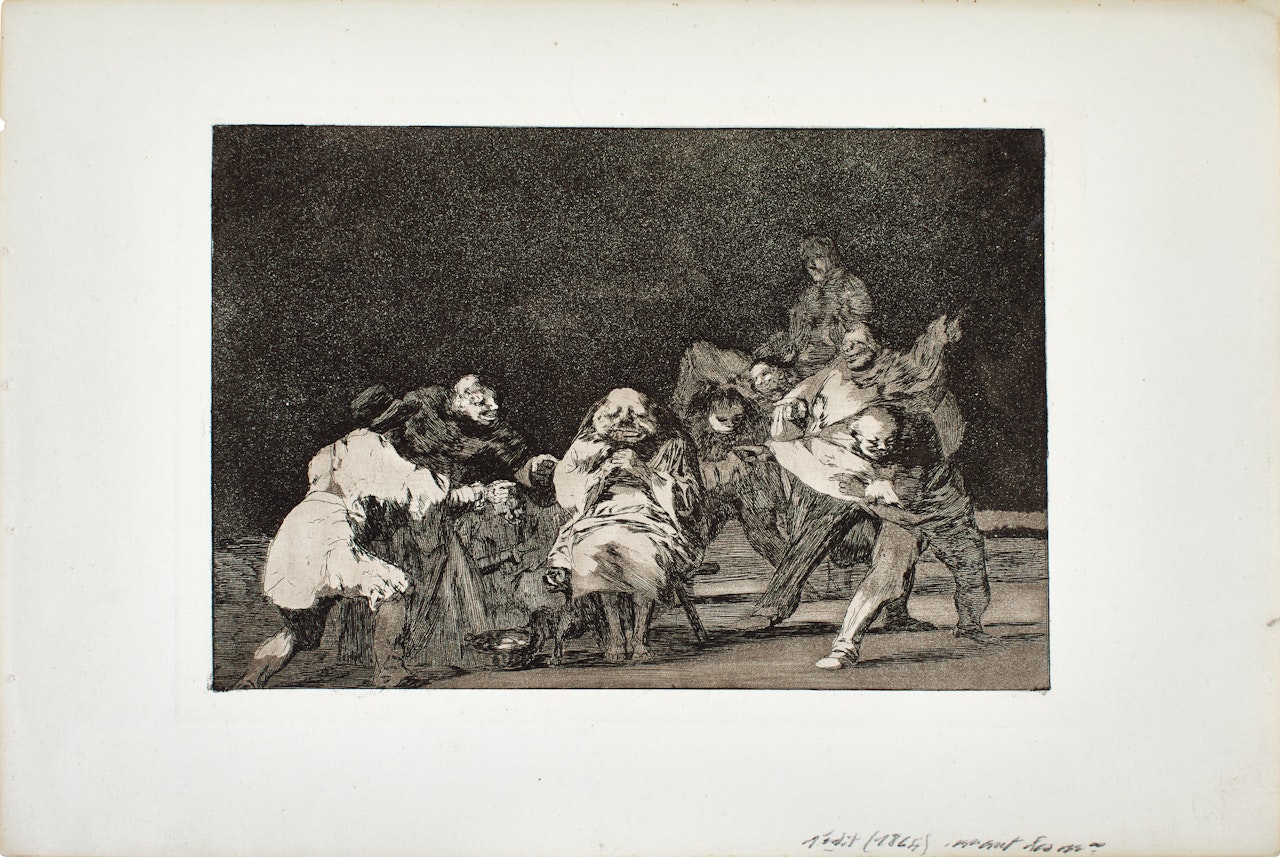 Le Lealtad (Delteil 218; Harris 264) by Francisco José de Goya