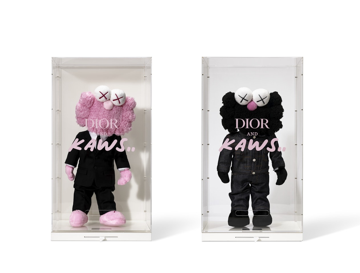 Plush BFF x Dior (Pink and Black) by Kaws