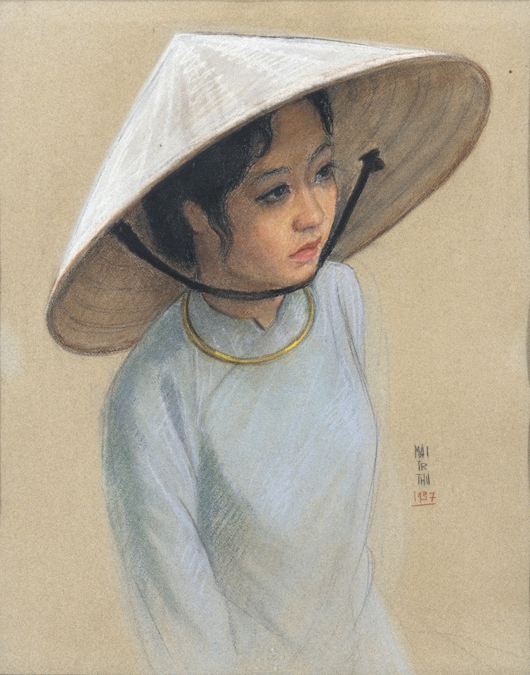 Little Girl of Hué (Jeune Fille de Hué) by Mai Trung Thu