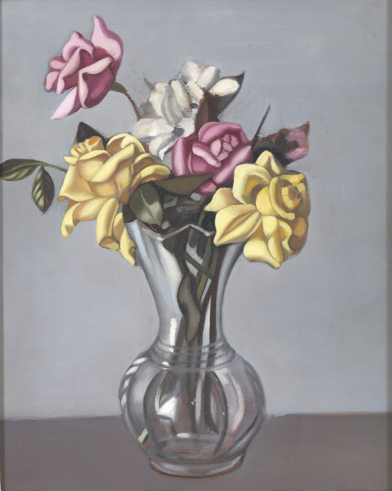 Roses dans un vase by Tamara de Lempicka