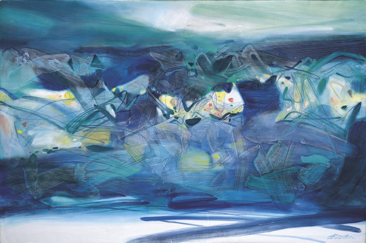 Franchissement (Crossing) by Chu Teh-Chun