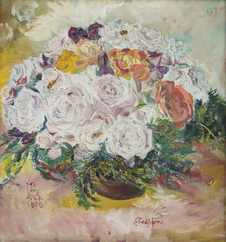 Roses by Sindutomo Sudjojono