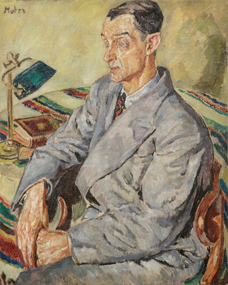 Portrait eines Literaten by Mela Muter