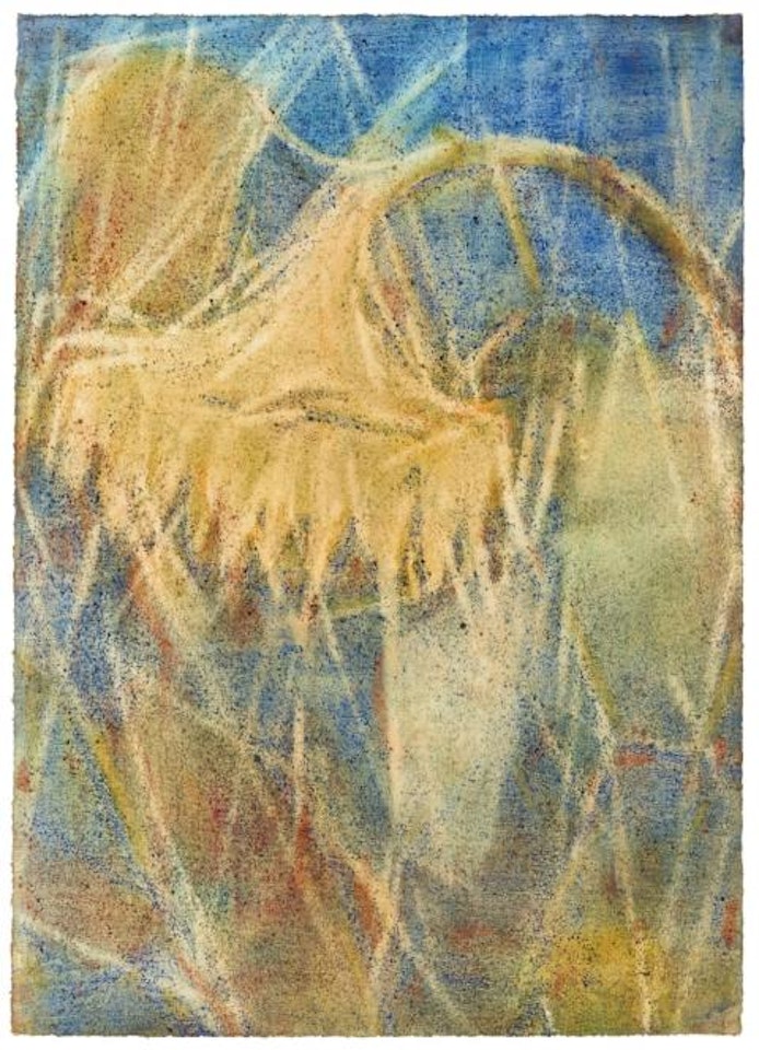 Sonnenblume (Sonnenblumenkopf) by Christian Rohlfs