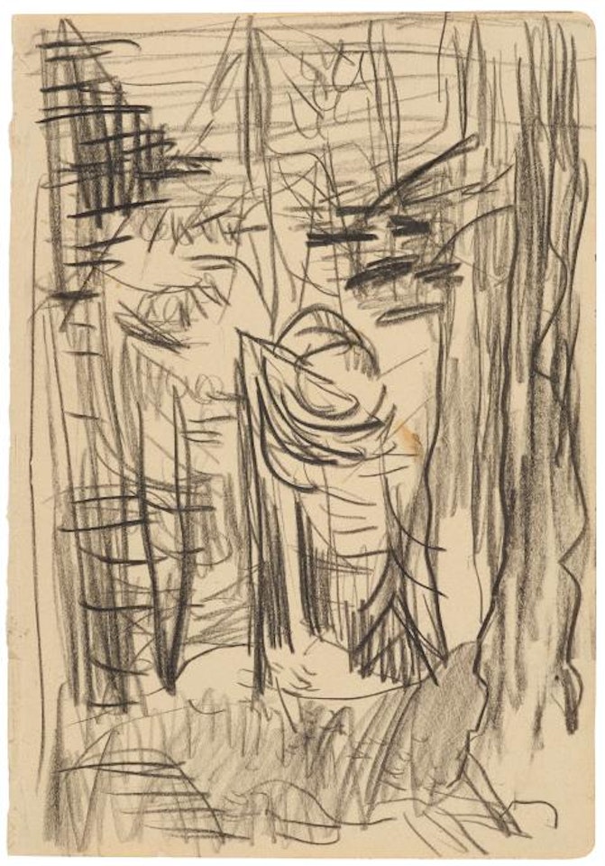Waldinneres by Ernst Ludwig Kirchner