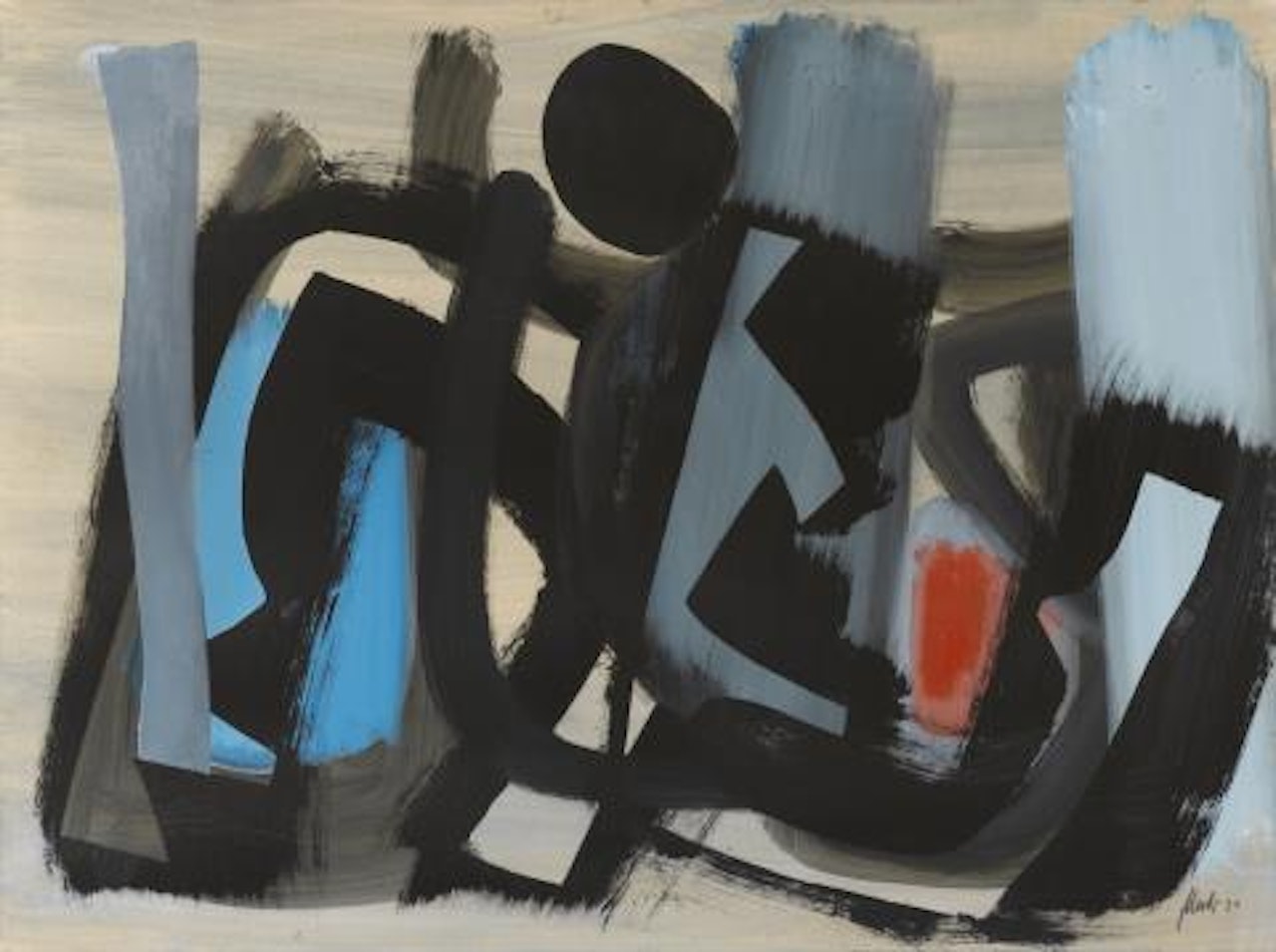 Blau-Grau by Fritz Winter
