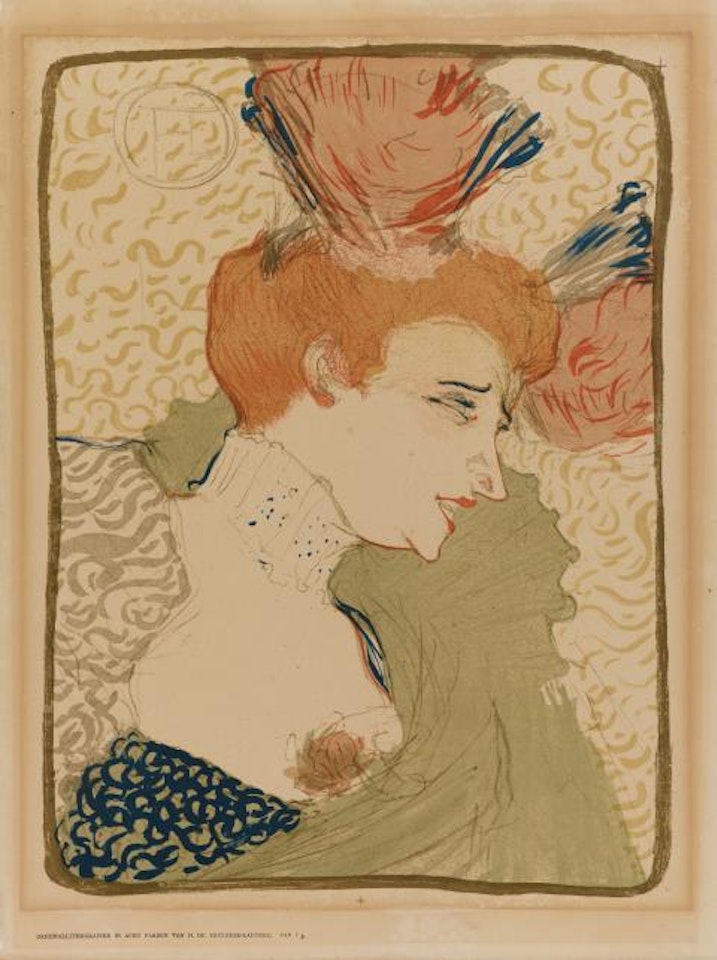 Mademoiselle Marcelle Lender, en buste by Henri de Toulouse-Lautrec