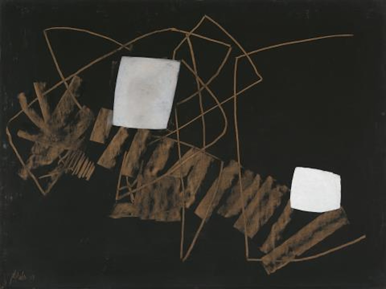 Grau und Weiß by Fritz Winter