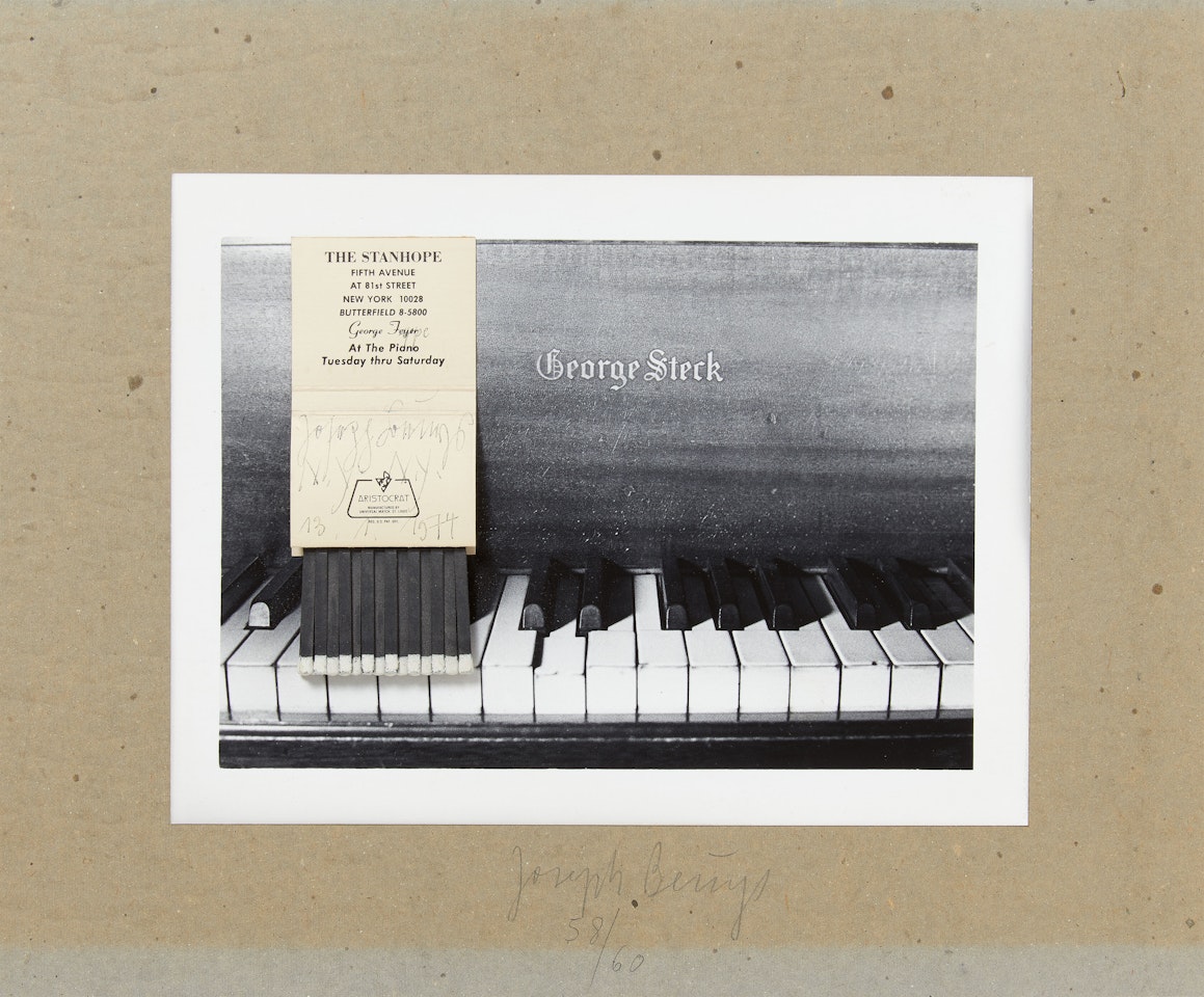 Am Klavier Georg Jappe by Joseph Beuys