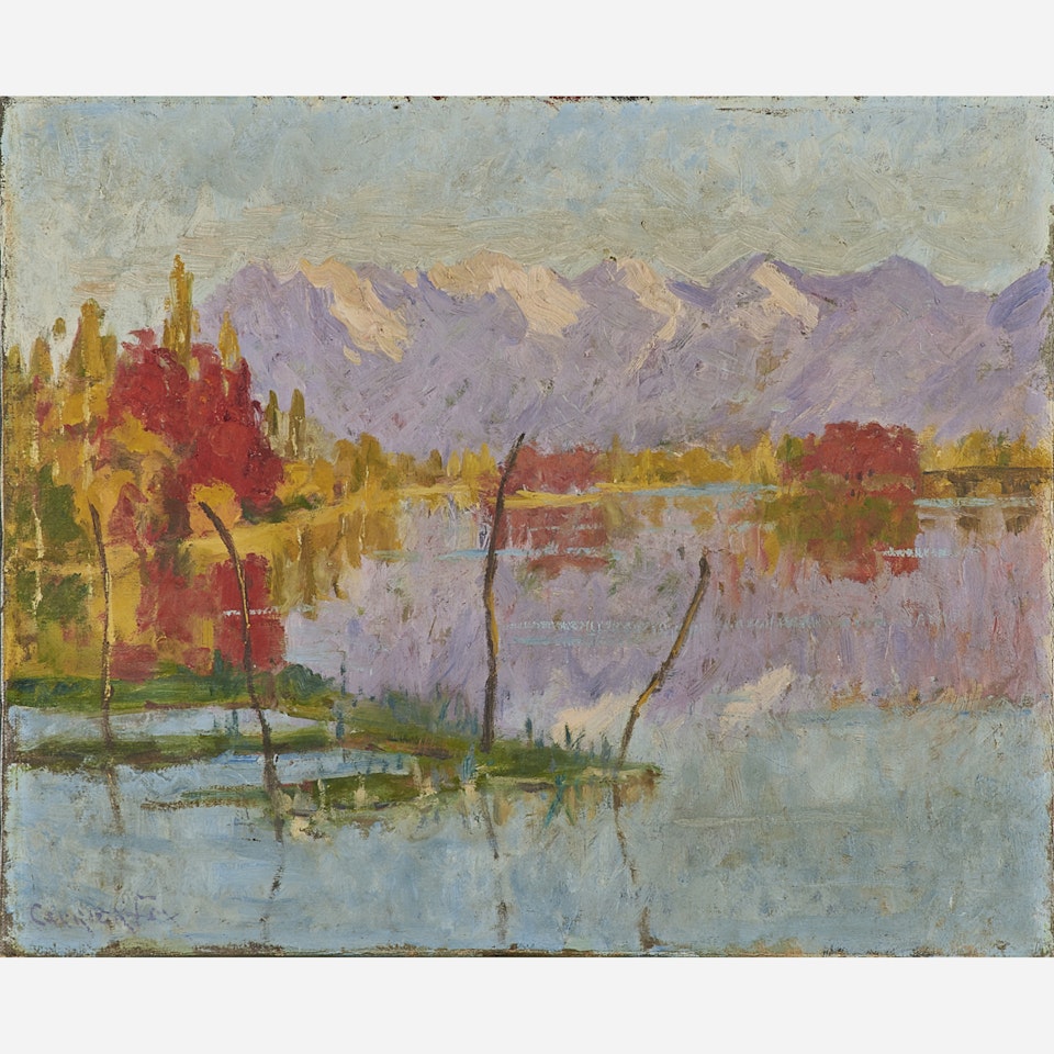 Untitled (Landscape) by Ethel Carrick Fox