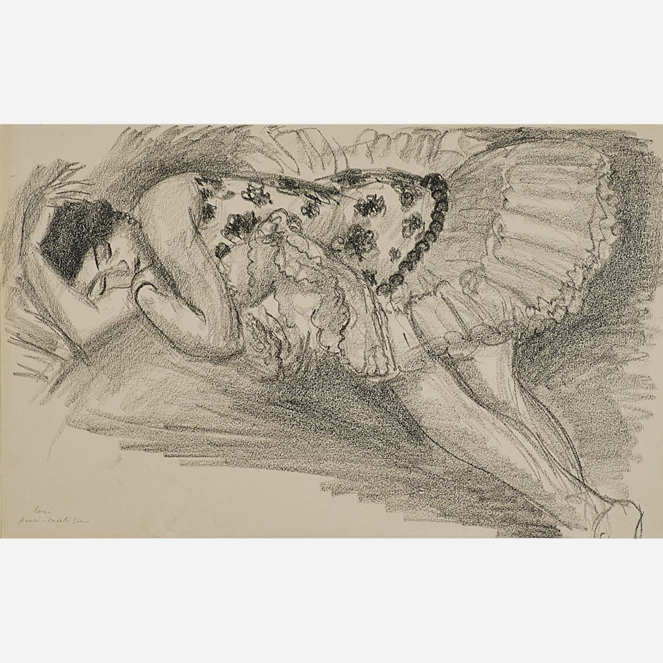 Danseuse endormie au Divan from Dix Danseuses by Henri Matisse
