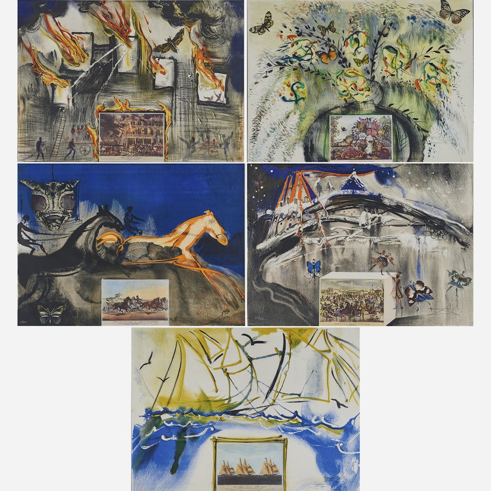 Currier & Ives as Interpreted by Salvador Dali
